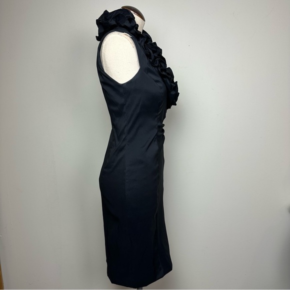 Xscape Ruffle Neck Dress - Picture 9 of 12
